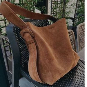 Arket Suede Tote Bag
